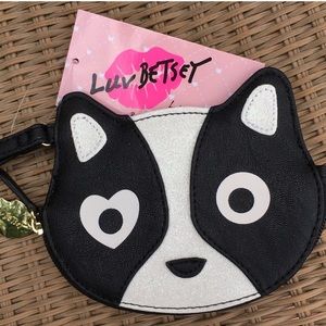 Betsey Johnson dog 🐶 coin wallet